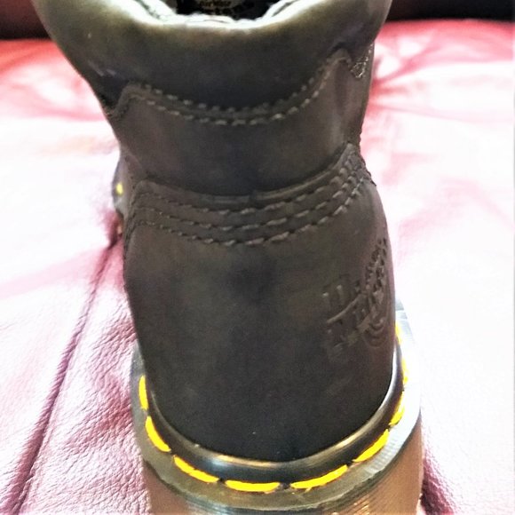 DR Martens NWT boots AIR Wair steel toes Women USA 5, 7705 MADE IN ENGLAND Black - Picture 6 of 6